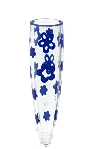 VW Beetle Flower Vase - Blue Vase