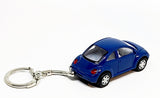 New Beetle Blue Keychain