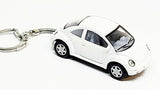 New Beetle White Keychain