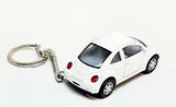 New Beetle White Keychain