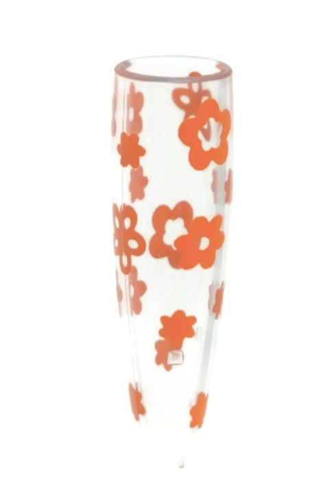 VW Beetle Flower Vase - Orange Vase