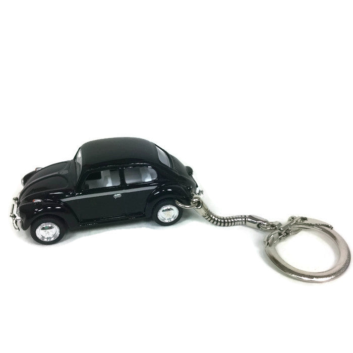 Vintage Black Beetle Keychain
