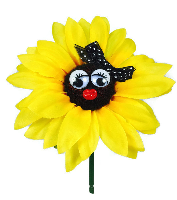 Bling My Bug - Sunflower with Black Bow
