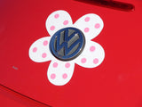 Magnetic Decal Flower - Pink Polka Dots